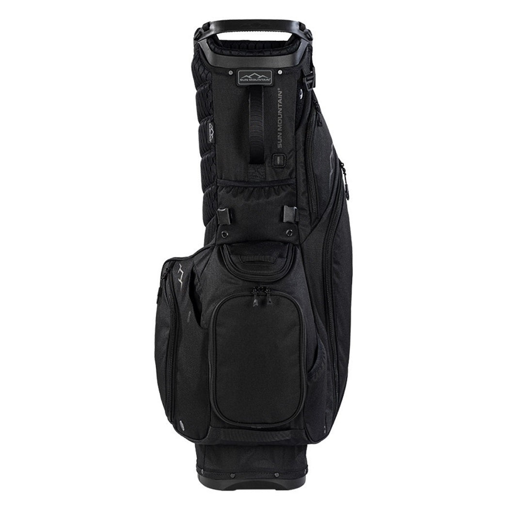 Sun Mountain Eclipse Three-5 4-Way Carry/Stand Bag - Black - zipped pockets