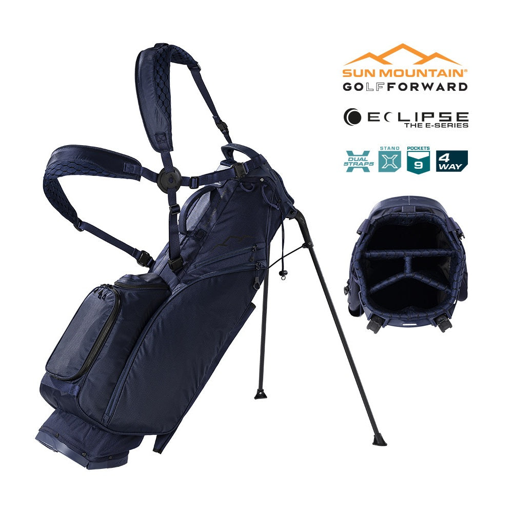 Sun Mountain Eclipse Two-5 Lite Carry/Stand Bag - 4-Way - 2025 Range - Navy