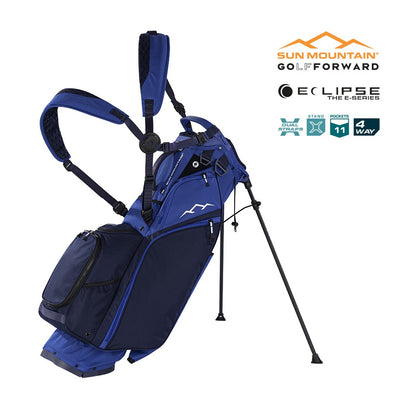 Sun Mountain Eclipse Three-5 Carry/Stand Bag - 4-Way - 2025 - Falcon Blue/Navy