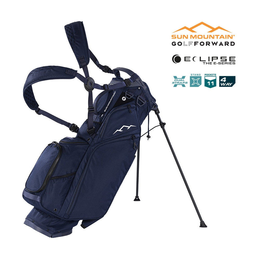 Sun Mountain Eclipse Three-5 Carry/Stand Bag - 4-Way - 2025 - Navy