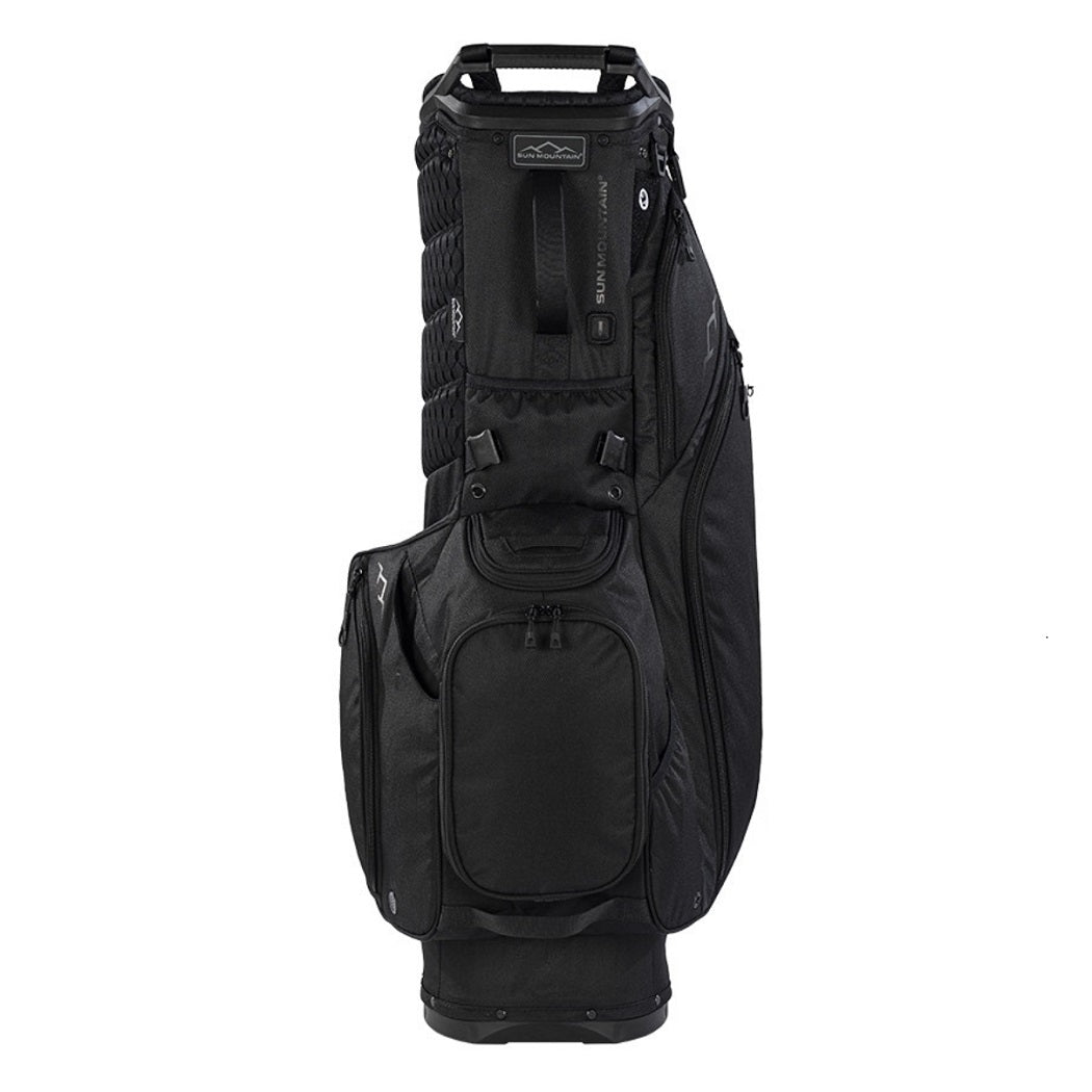 Sun Mountain Eclipse Three-5 14-Way Carry/Stand Bag - Black - zipped pockets