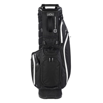 Sun Mountain Eclipse Three-5 14-Way Carry/Stand Bag - Black/White  - zipped pockets