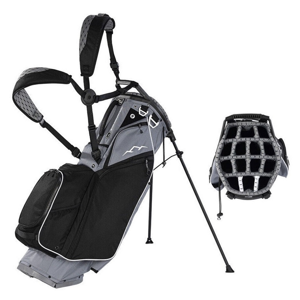 Sun Mountain Eclipse Three-5 14-Way Carry/Stand Bag - Nickel/Black/White