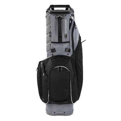 Sun Mountain Eclipse Three-5 14-Way Carry/Stand Bag - Nickel/Black/White - zipped pockets