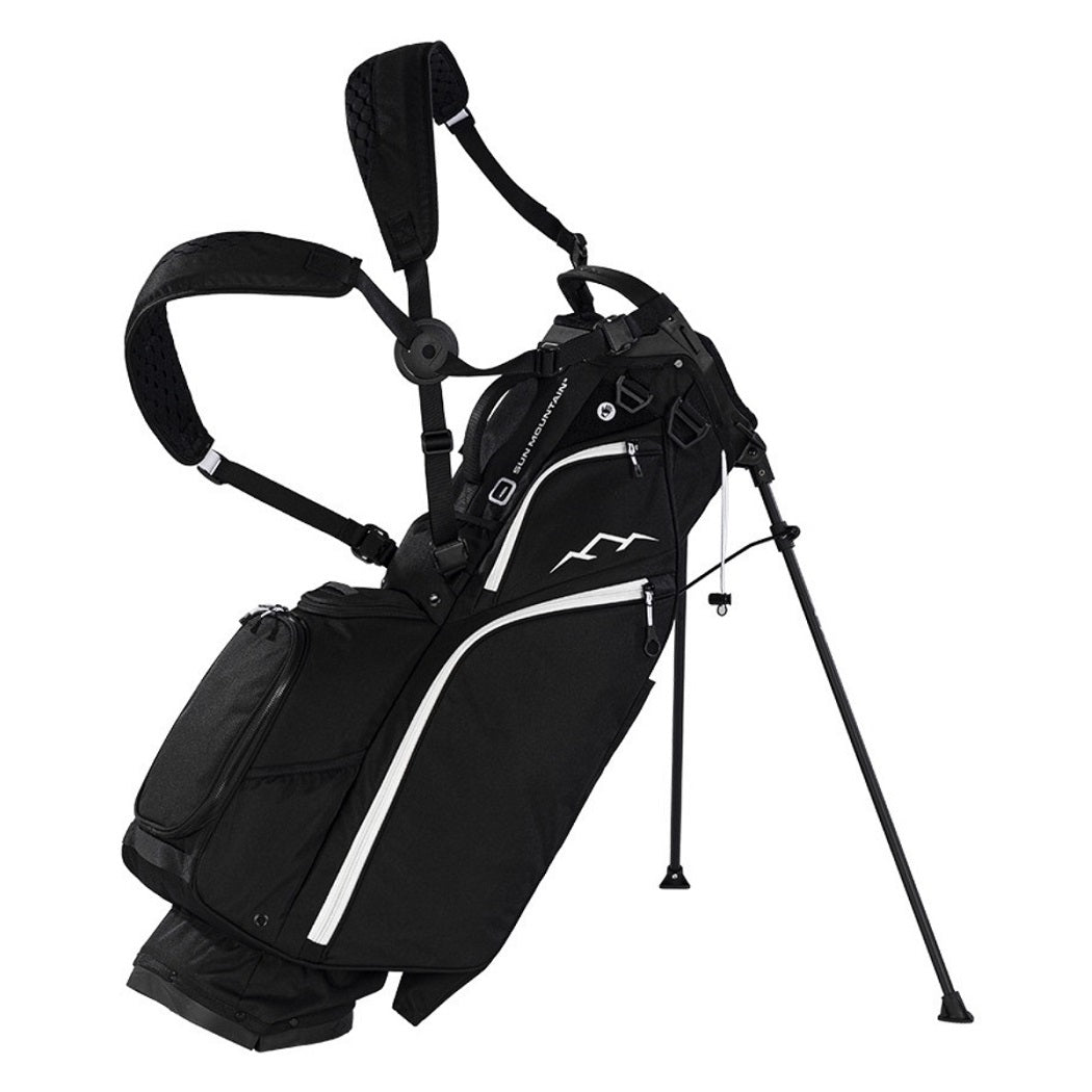 Sun Mountain Eclipse Three-5 4-Way Carry/Stand Bag - Black/White