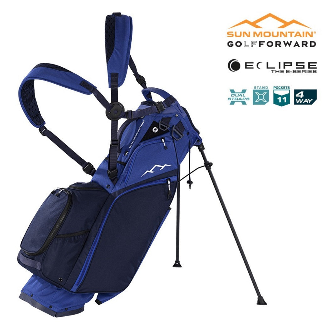 Sun Mountain Eclipse Three-5 4-Way Carry/Stand Bag - Falcon Blue/Navy