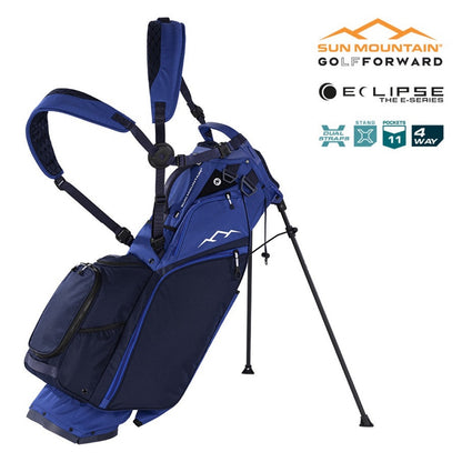 Sun Mountain Eclipse Three-5 4-Way Carry/Stand Bag - Falcon Blue/Navy