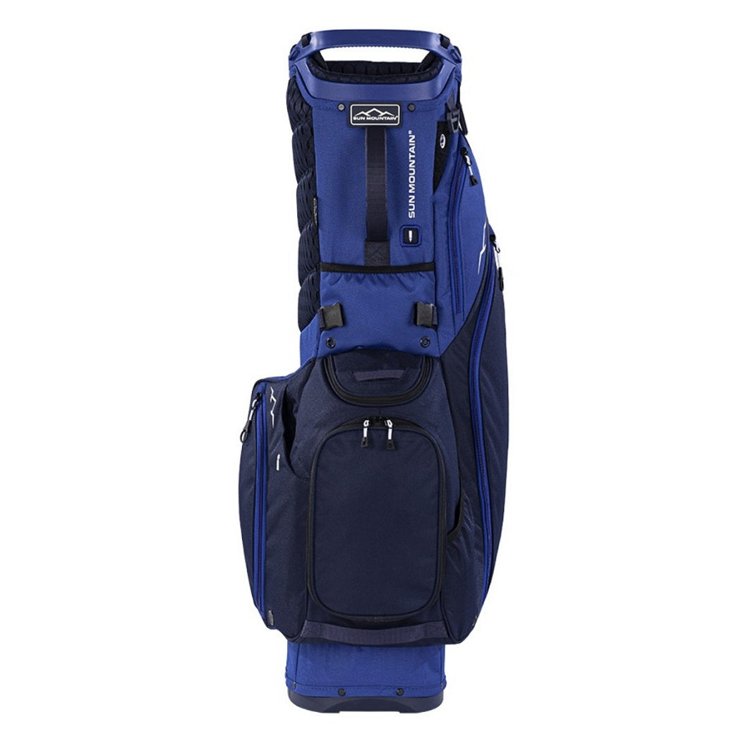 Sun Mountain Eclipse Three-5 4-Way Carry/Stand Bag - Falcon Blue/Navy - zipped pockets