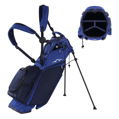 Sun Mountain Eclipse Three-5 4-Way Carry/Stand Bag - Falcon Blue/Navy - carry strap and divider