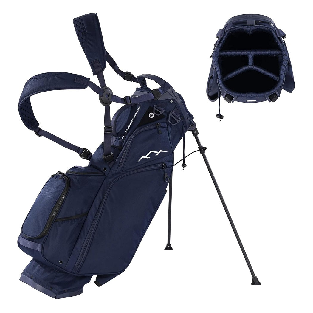Sun Mountain Eclipse Three-5 4-Way Carry/Stand Bag - Navy - carry strap and divider