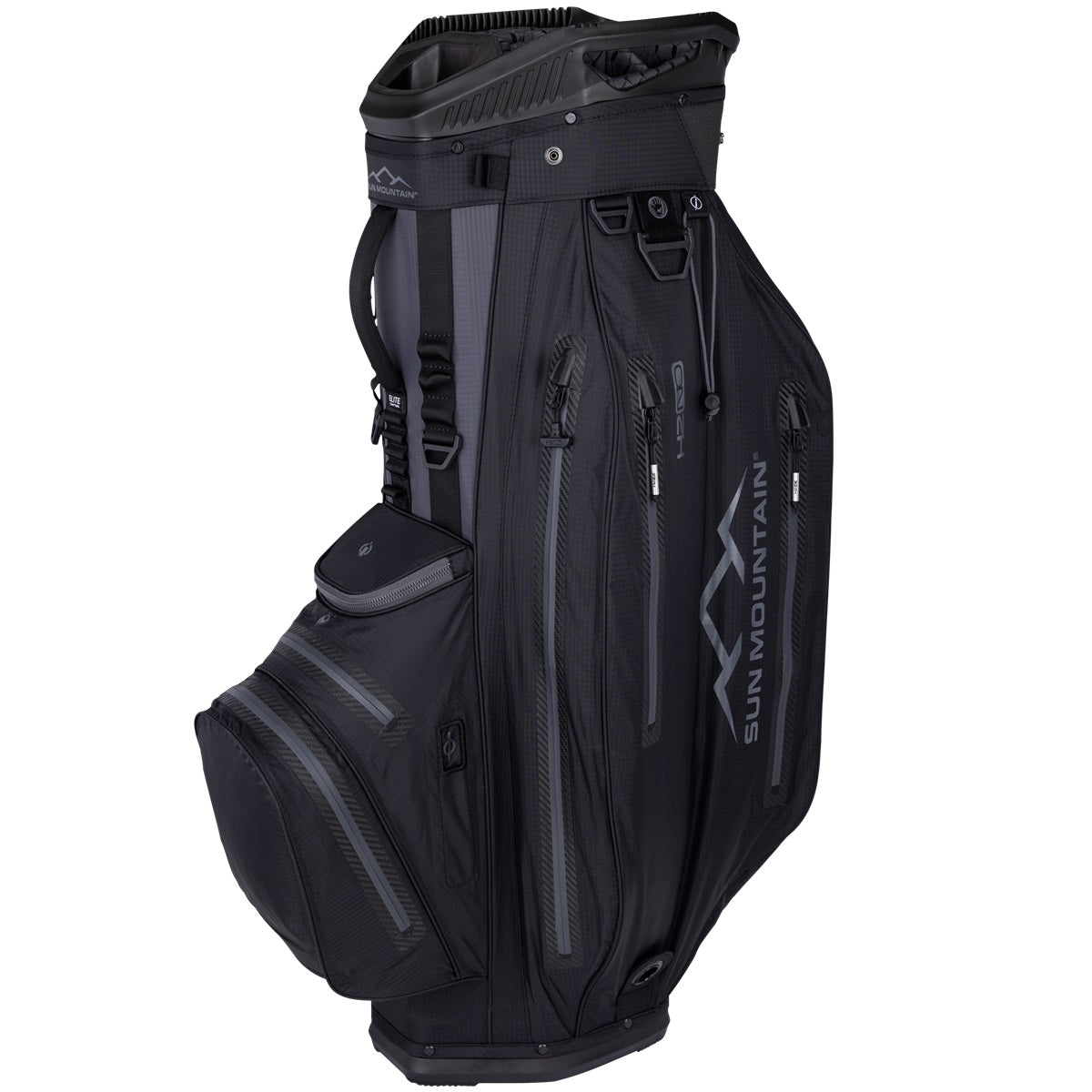 Sun Mountain H2NO Elite Cart Golf Bag - Waterproof Trolley Bag - 2025 Range