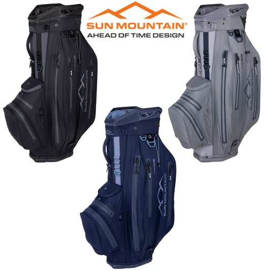 Sun Mountain H2NO Elite Cart Golf Bag - Waterproof Trolley Bag - 2025 Range