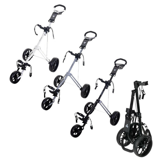 Fastfold Force Compact 3 Wheel Folding Pull/Push Golf Trolley
