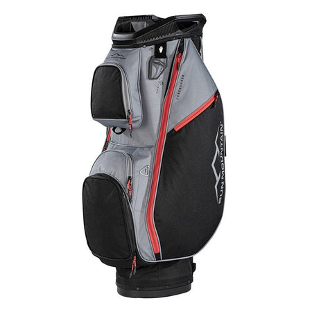Sun Mountain ForeRunner 14-Way Cart Golf Bag - Black/Nickel/Red