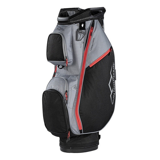 Sun Mountain ForeRunner 14-Way Cart Golf Bag - Black/Nickel/Red