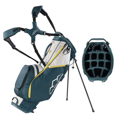 Sun Mountain ForeRunner 14-Way Carry Stand Golf Bag - Black/Pond/Sand