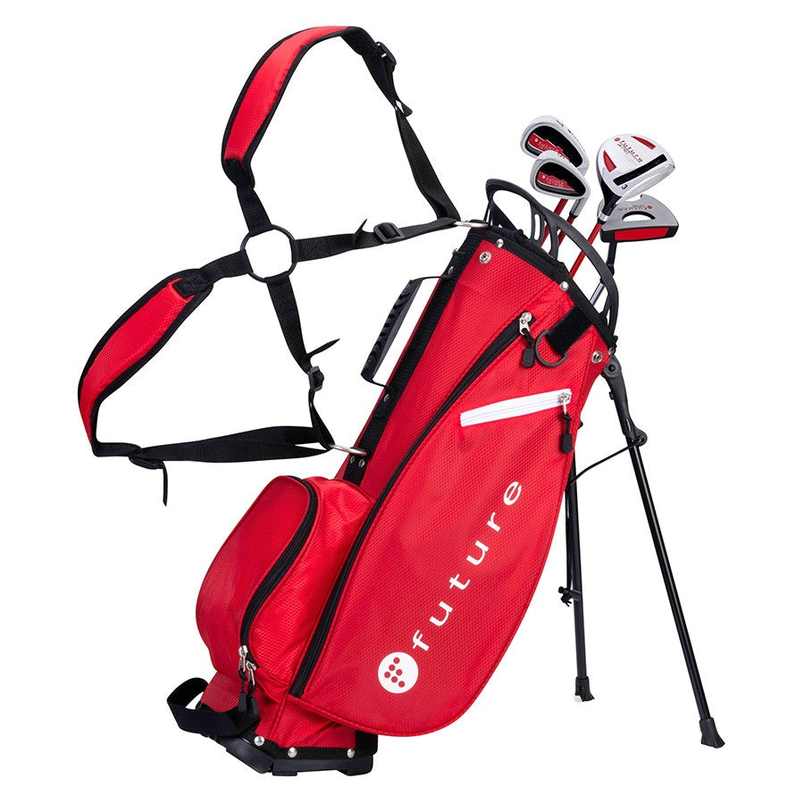 Future Junior Golf Starter Set - Red, 120-130cm, Right-Handed