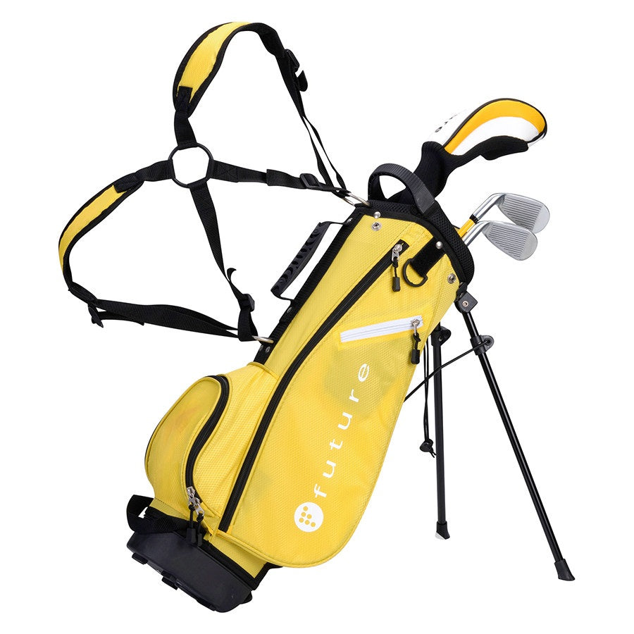 Future Junior Golf Starter Set - Yellow, 105-120cm, Left-Handed