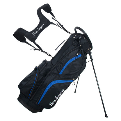 Ben Sayers DLX Stand/Carry Golf Bag - G7005 Black/Blue