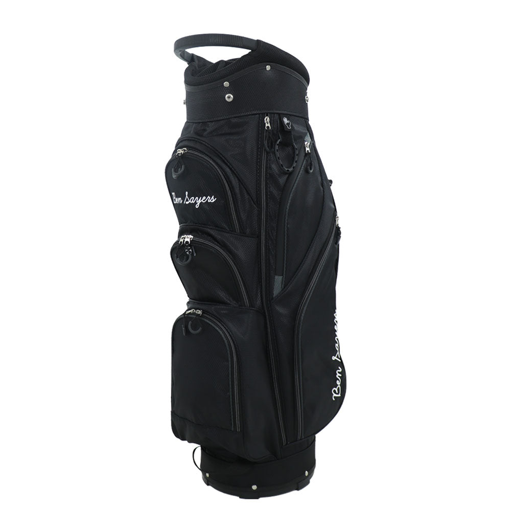 Ben Sayers DLX Cart/Trolley Golf Bag - G7007 Black/Grey