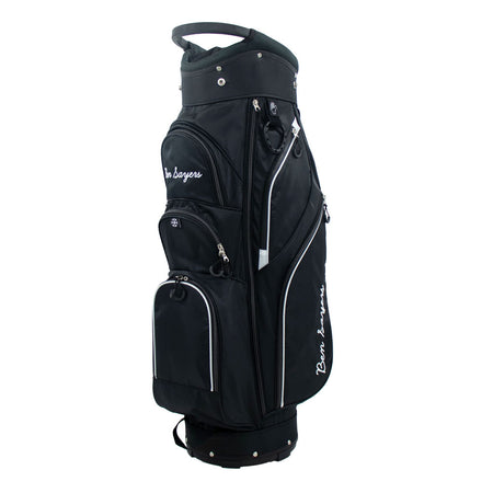 Ben Sayers DLX Cart/Trolley Golf Bag - G7009 Black/White