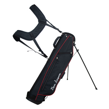 Ben Sayers LTE Pencil Stand Golf Bag - G7012 Black/Red