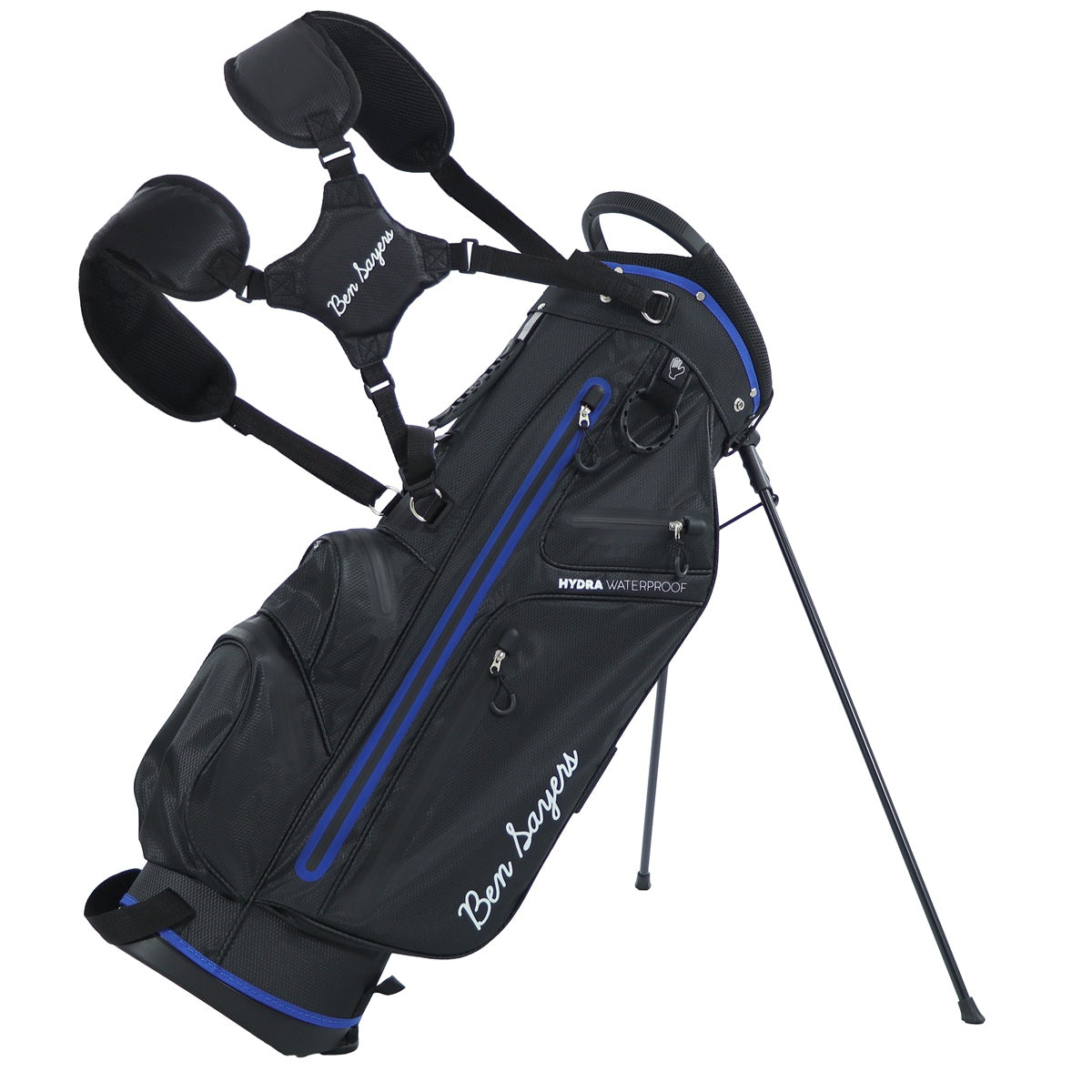 Ben Sayers Hydra Pro Stand Golf Bag - G7014 Black/Blue