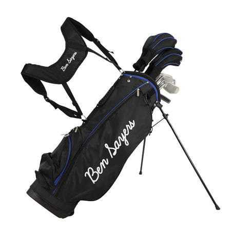 Ben Sayers Package Set M8 Mens Golf Clubs & Stand Bag - Black/Blue