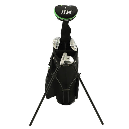 Ben Sayers M1i Junior clubs - 5-8 Years - Black/Blue 2025, with driver headcover
