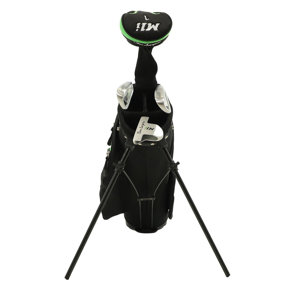 Ben Sayers M1i Junior clubs - 5-8 Years - Black/Blue 2025, with driver headcover