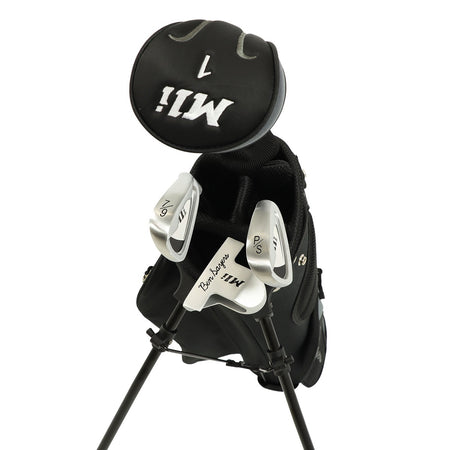 Ben Sayers M1i Junior clubs - 9-11 Years - Black/Grey 2025, with driver headcover