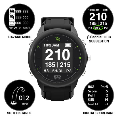 Swami GPS Watch - Black - various functions