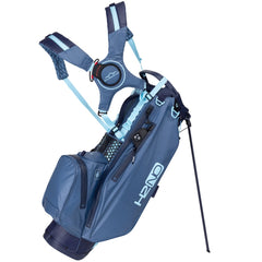 Sun Mountain H2NO Lite 14-Way Waterproof Golf Carry Stand Bag Navy Dusk Breeze