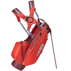 Sun Mountain H2NO Lite 14-Way Waterproof Golf Carry Stand Bag Port Red Cadet