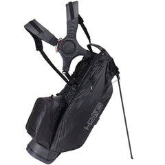 Sun Mountain H2NO Lite 14-Way Waterproof Golf Carry Stand Bag Steel Black