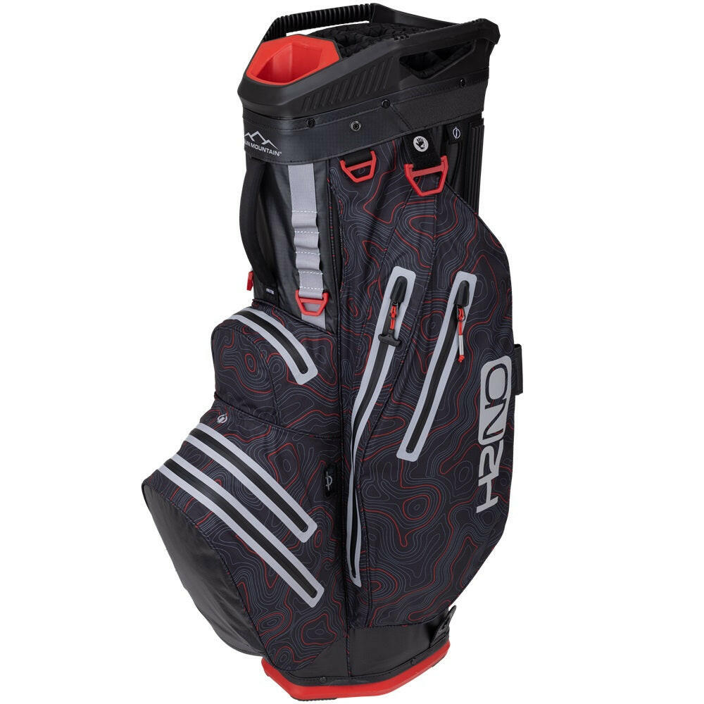 Sun Mountain H2NO Lite 'Adventure' Waterproof CART Bag Black/Red