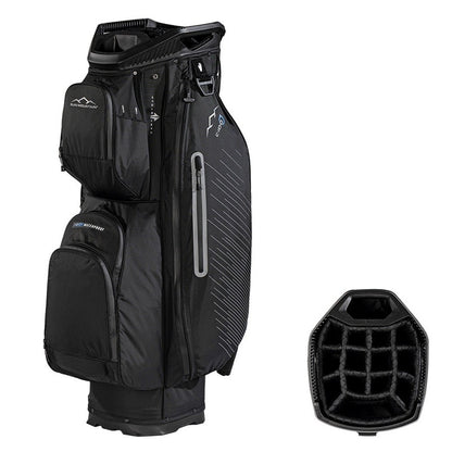 Sun Mountain H2NO C-100 14-Way Waterproof Cart Golf Bag - Black