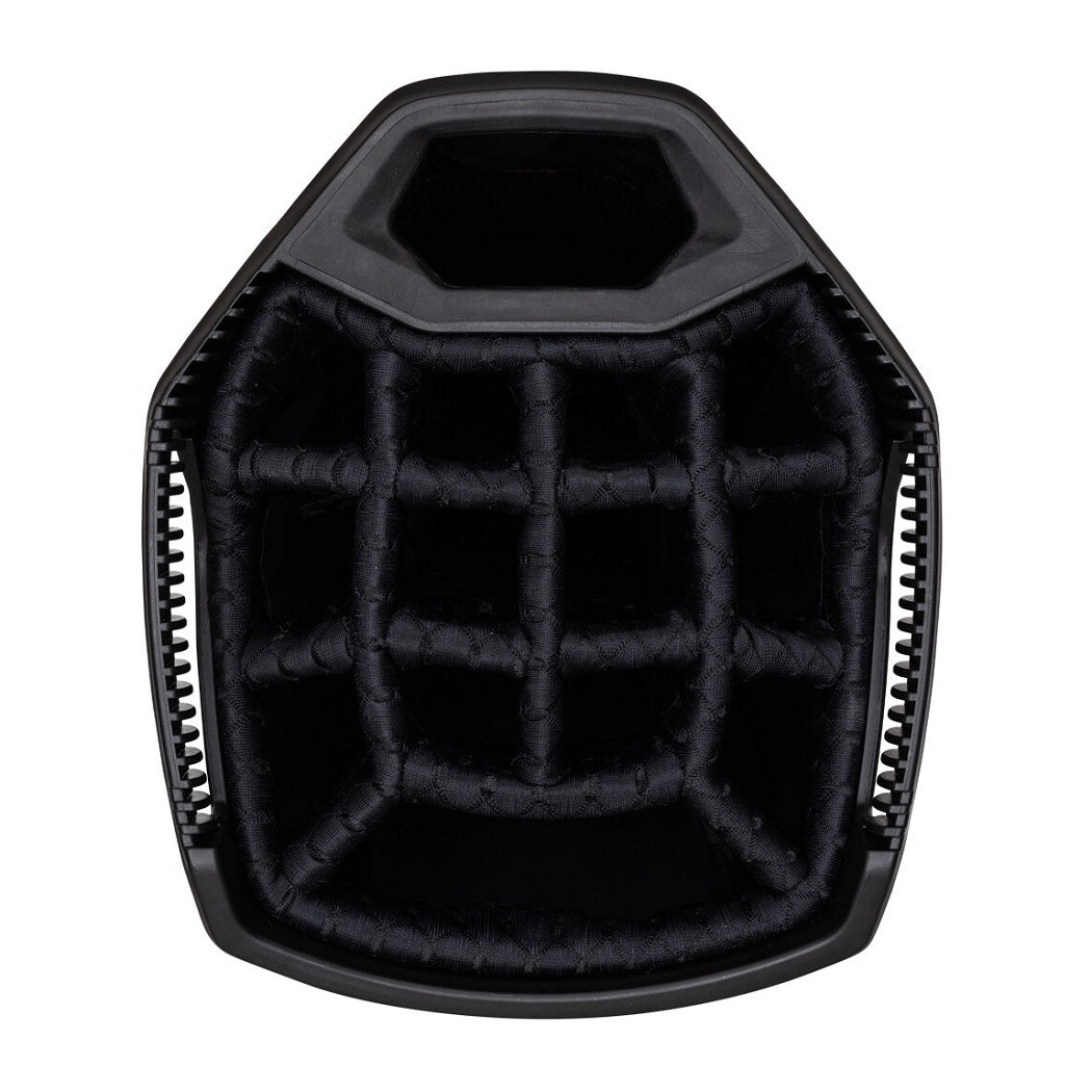 Sun Mountain H2NO Lite Cart Golf Bag - Black/Steel/Red - 14-way divider