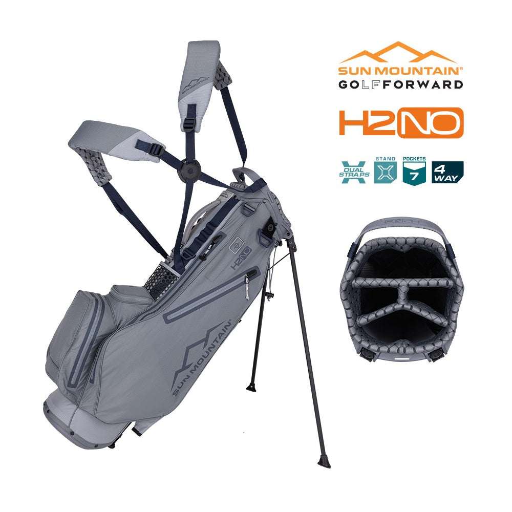 Sun Mountain H2NO Lite Speed 4-Way Stand Bag - Cadet/Nickel