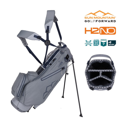 Sun Mountain H2NO Lite Speed 4-Way Stand Bag - Cadet/Nickel