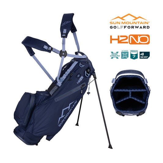 Sun Mountain H2NO Lite Speed 4-Way Stand Bag - Navy/Trident