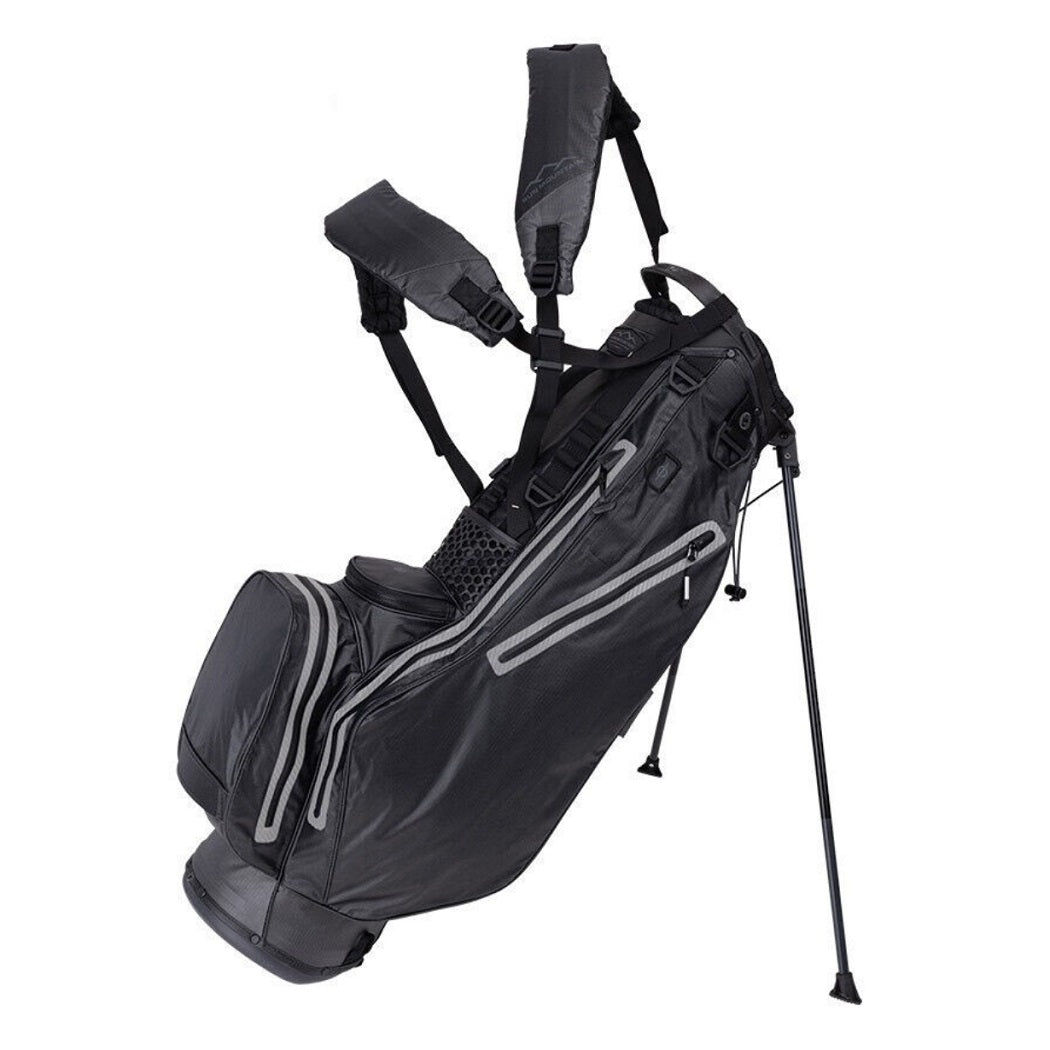 Sun Mountain H2NO Lite Speed Carry Stand Bag - No Logo - Black - carry strap and pockets