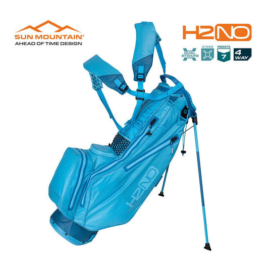 Sun Mountain H2NO LiteSpeed 4-Way Carry Stand Bag - Surf/River/Oasis