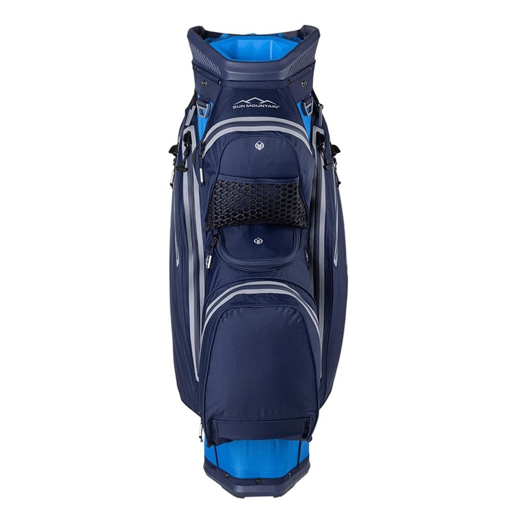 Sun Mountain H2NO Staff Cart Golf Bag - Blue/Navy - front view