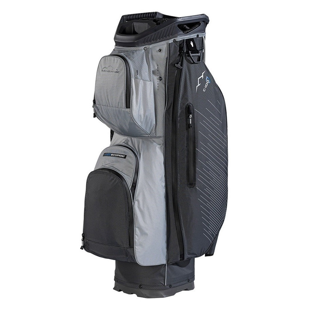 Sun Mountain H2NO C-100 Waterproof 14-Way Trolley Golf Bag - Steel/Cadet