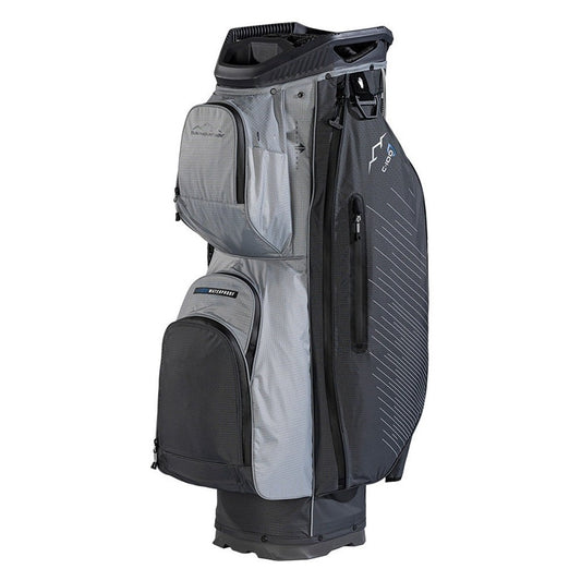 Sun Mountain H2NO C-100 Waterproof 14-Way Trolley Golf Bag - Steel/Cadet