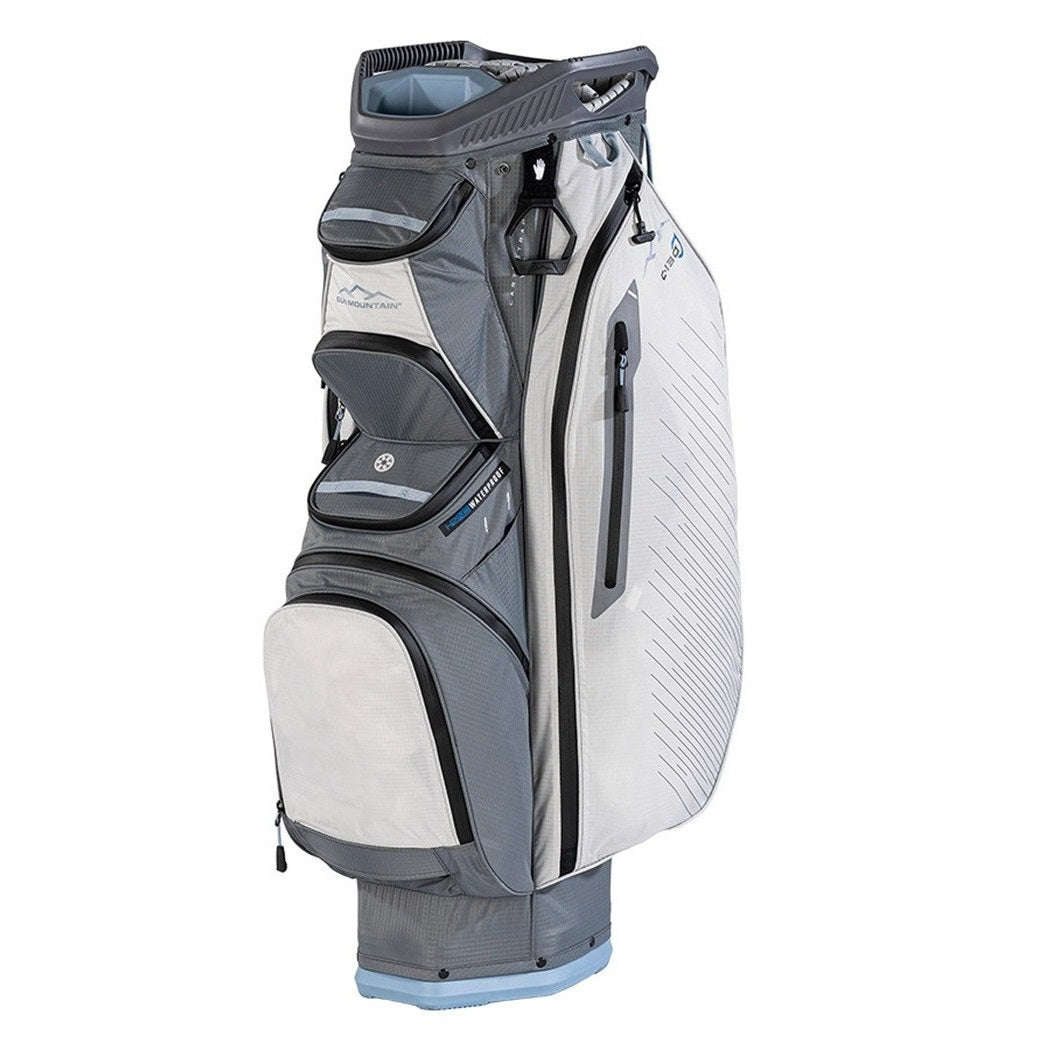 Sun Mountain H2NO C-130 Cart/Trolley Bag 14-Way - Nickel/Platinum/Ash