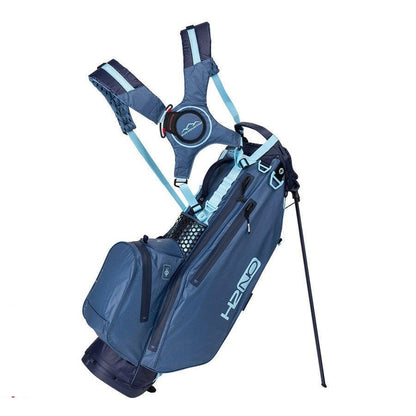 Sun Mountain H2NO Lite Waterproof Golf Carry Stand Bag Navy Dusk Breeze Side