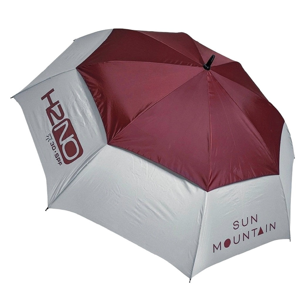 Sun Mountain H2NO Dual Canopy Golf Umbrella - Garnet/Cadet