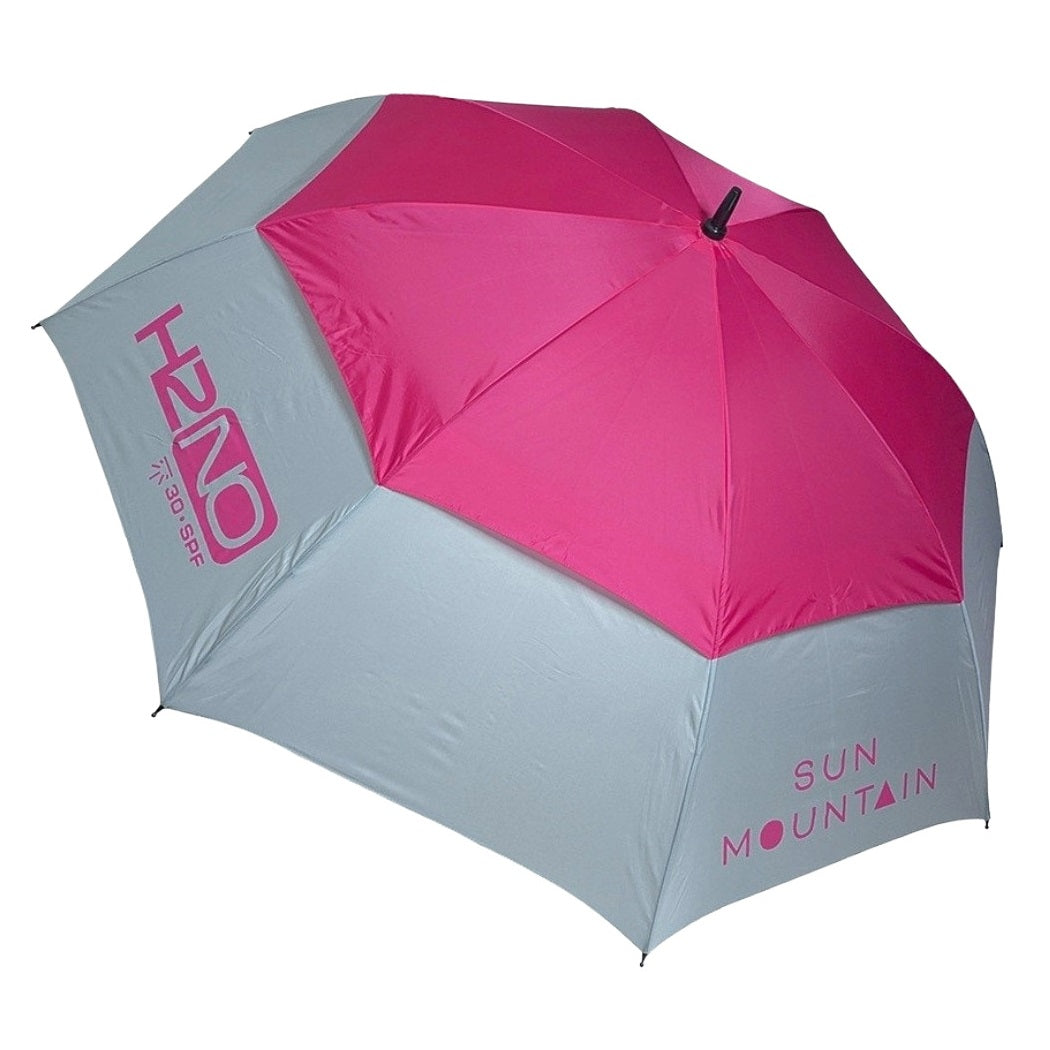Sun Mountain H2NO Dual Canopy Golf Umbrella - Pink/Cadet